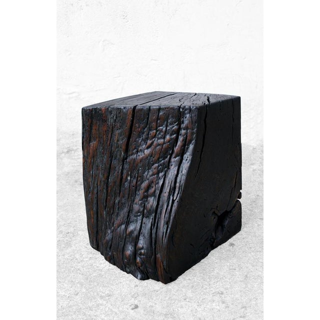 W2376 Stool in Oxidized Oak by Jörg Pietschmann For Sale - Image 14 of 18