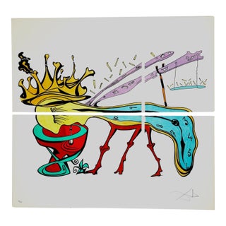 1970s Salvador Dali Vitraux 4 Sheets Royal Insect For Sale