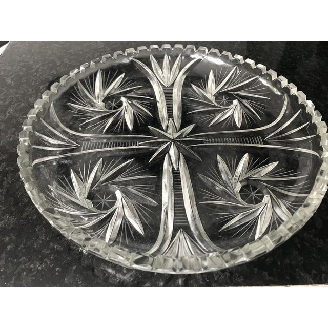 Hand-Cut Crystal Plate, 1970s For Sale - Image 18 of 18