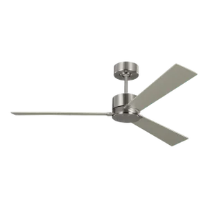 Visual Comfort Fan Rozzen 52" Ceiling Fan in Brushed Steel