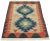 Tribal Vintage Persian Shiraz Kilim Rug - 02'00 X 02'10 For Sale - Image 3 of 9