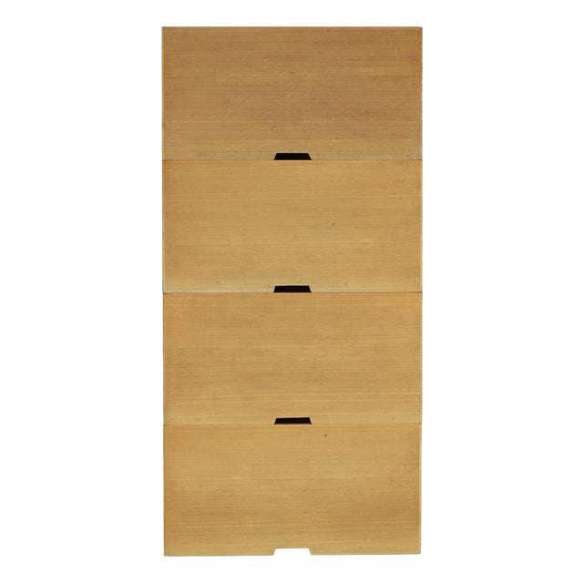 Storage Boxes in Beech Wood by Wim Den Boon, 1967, Set of 4 For Sale