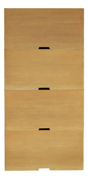 Storage Boxes in Beech Wood by Wim Den Boon, 1967, Set of 4