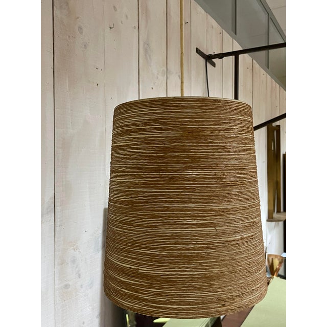 Vintage Teak and Sisal Wall Lamp by Lotte Bostlund, 1960s For Sale - Image 4 of 16
