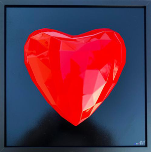 2NY, Heart Love, 2025, Mixed media