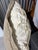 Gray Three Seat Curved Shape Sofa in a Greek Key Design Fabric, 21st Century For Sale - Image 8 of 9