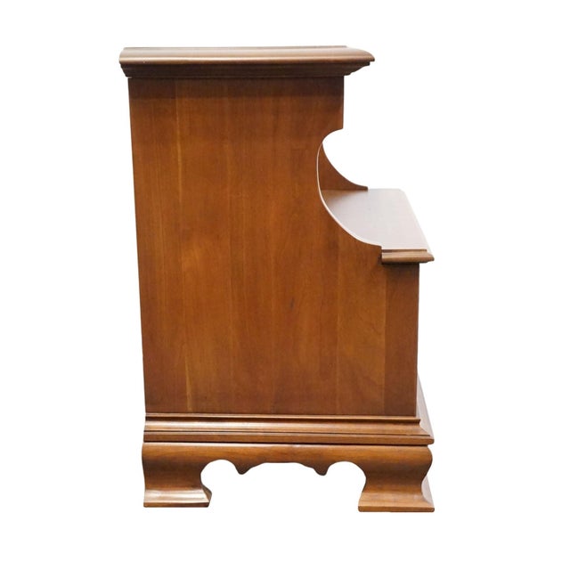 Permacraft / Sanford Solid Cherry Early American Traditional 24" Open Cabinet Nightstand 79-32 For Sale - Image 12 of 13