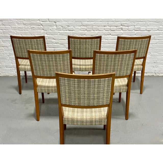 Set of Six Vintage Mid Century Modern Teak Dining Chairs by Svegards | Scandinavian Mid Century Modern, C. 1960's For Sale - Image 10 of 16