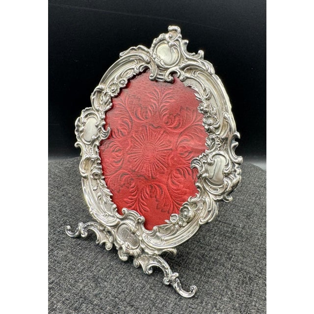 Sterling Silver Picture Frame For Sale - Image 11 of 12