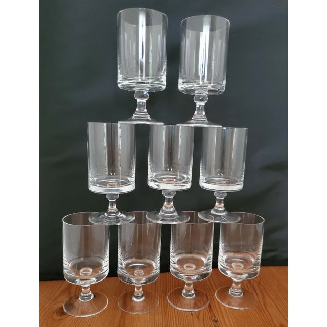Rosenthal Antique Rosenthal Crystal Wine/Juice Glasses- Set of 9 For Sale - Image 4 of 7