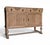 Antique English Oak Sideboard With Bun Feet and Carved Details For Sale - Image 4 of 12