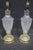 Transparent Late 20th Century Cut to Clear Crystal Table Lamps With Brass Bases - a Pair For Sale - Image 8 of 11