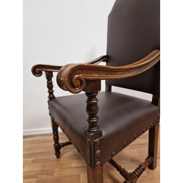 Renaissance Style Armchairs, 19th Century, Set of 2 For Sale - Image 12 of 15