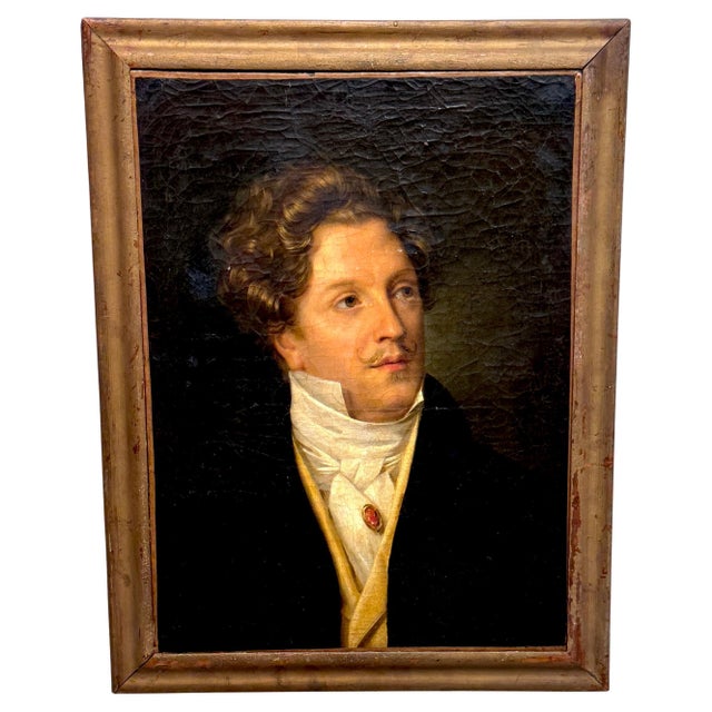 Traditional Empire Period Portrait of the Comte Gustave de Galard (1779–1841) For Sale - Image 3 of 18