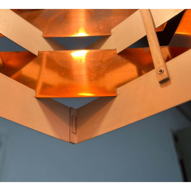 Mid-Century Modern Dutch Star Light Pendant Lamp by J.J.M. Hoogervorst for Anvia, 1960s For Sale - Image 17 of 18