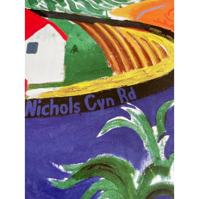 David Hockney, Nichols Canyon, 1980, Mr.og Mrs. Richard C. Hedreen, Seattle Washington, Copyright David Hockney. For Sale - Image 10 of 11