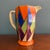 1920s Clarice Cliff Original Bizarre Athens Jug – Blue, Orange & Green Geometric, Circa 1929 For Sale - Image 5 of 7