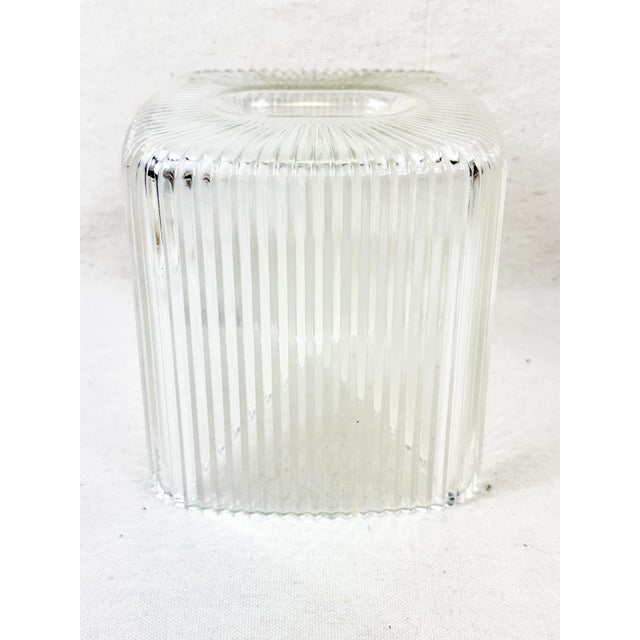 Mid 20th Century Vintage MCM Lucite Vanity Set of Three-Tissue Box Cover Toothbrush Holder and Napkin Holder For Sale - Image 5 of 8