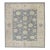 Oriental Hand Knotted Rug Turkish Oushak 8'3" x 9'2" For Sale