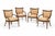 Vintage Hollywood Regency Dining Armchairs Attributed to Ferguson Copeland, Set of 4 For Sale - Image 13 of 13