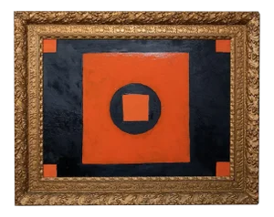 Giorgio Lo Fermo - Abstract Square - Original Oil Painting - 2018