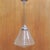 Metal Art Deco Frosted Glass Pendant Lamp, 1930s For Sale - Image 7 of 11