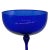 1950s 1950s Hand Blown Cobalt Blue Glass Stemmed Desert Bowl For Sale - Image 5 of 5
