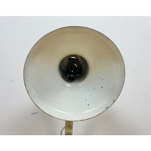 Industrial Beige Table Lamp from Metal Mot, 1960s For Sale - Image 10 of 15