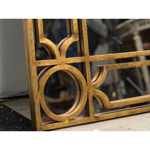 Early 21st Century Gilt Metal Mirror For Sale - Image 5 of 6