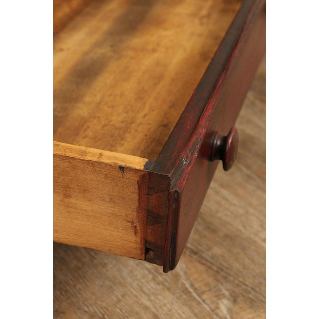 Antique Folk Art Painted Blanket Chest For Sale In Philadelphia - Image 6 of 12