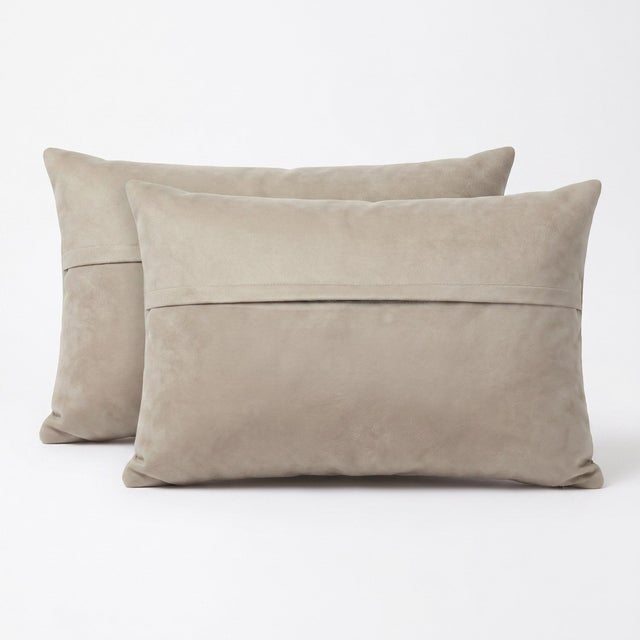 Turkish Oushak Lumbar Kilim Pillow Cover 15'' X 23'' - Set of Two For Sale - Image 4 of 4