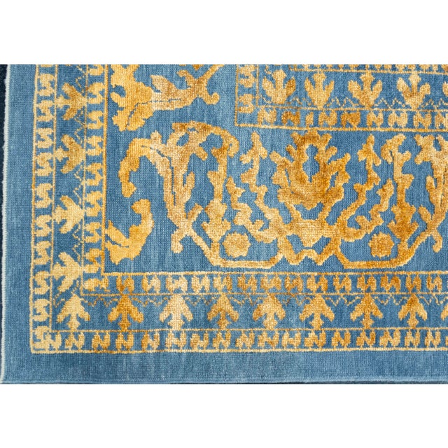Early 21st Century Turkish Oushak Rug 12'2" x 14'8" #18585 For Sale - Image 5 of 8