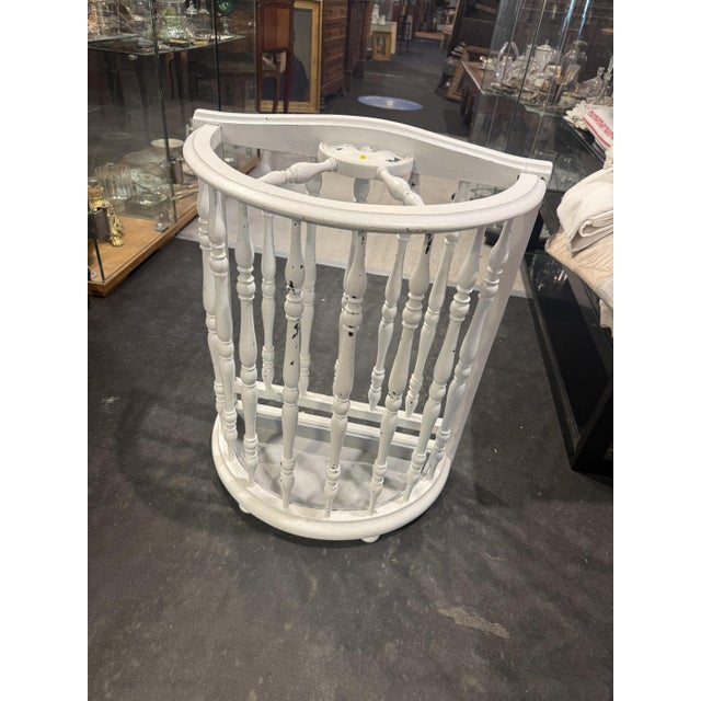 1920s Umbrella Stand with Baluster Columns, 1920s For Sale - Image 5 of 6