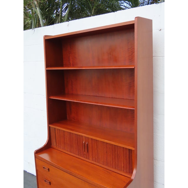 Johannes Sorth for Bornholms Møbelfabrik Bookcase With Secretary Desk 6905 For Sale - Image 9 of 18