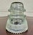 Industrial Vintage Hemingray No. 42 Clear Glass Electric Insulator For Sale - Image 3 of 5