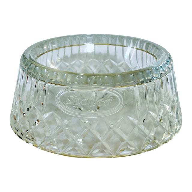 Cut Crystal Pet Dish ‘Spoiled’ For Sale