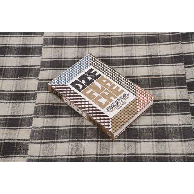 Vintage Panelled Kilim Wool Rug With Checks Design by Rug & Kilim, 1950-1959 For Sale - Image 9 of 9