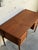 Vintage Danish Mid Century Modern Teak Writing Desk Vanity Scandinavian Modern For Sale - Image 10 of 10
