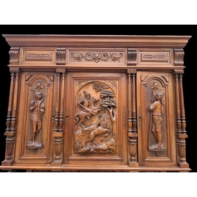 Vintage Cupboard in Walnut For Sale - Image 17 of 18