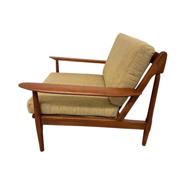 Mid-Century Modern Walnut Sofa & Arm Chair - Refinished! For Sale - Image 13 of 15