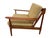 Mid-Century Modern Walnut Sofa & Arm Chair - Refinished! For Sale - Image 13 of 15