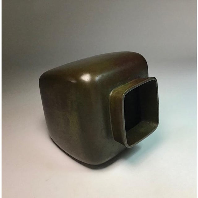 Mid-Century Modern Art Deco Metal Bowl by Just Andersen for GAB, 1940s For Sale - Image 3 of 11