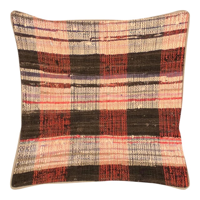 1960s Turkish Rag Pillow For Sale