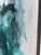 Original Contemporary Abstract Painting in Dark Green, Teal & Soft Blue by American Lyrical Abstractionist Stacey Warnix For Sale - Image 10 of 11
