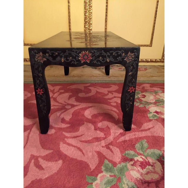 20th Century Asian Chinoiserie Coffee Table, 1970s For Sale - Image 3 of 10