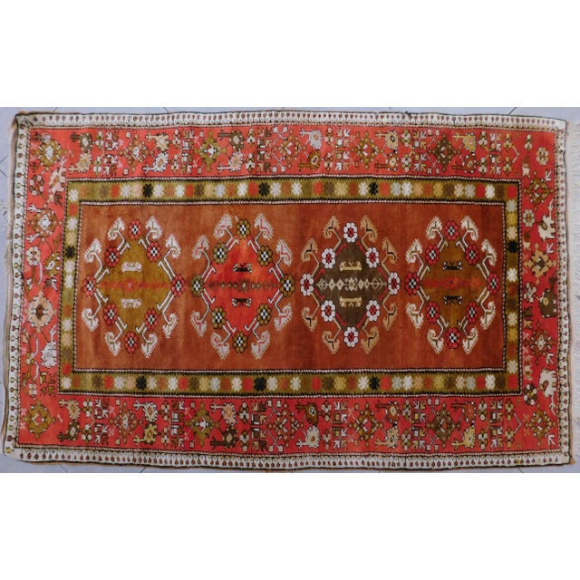 Vintage Turkish Wool Rug. 4'8"x 7'4" For Sale - Image 13 of 13