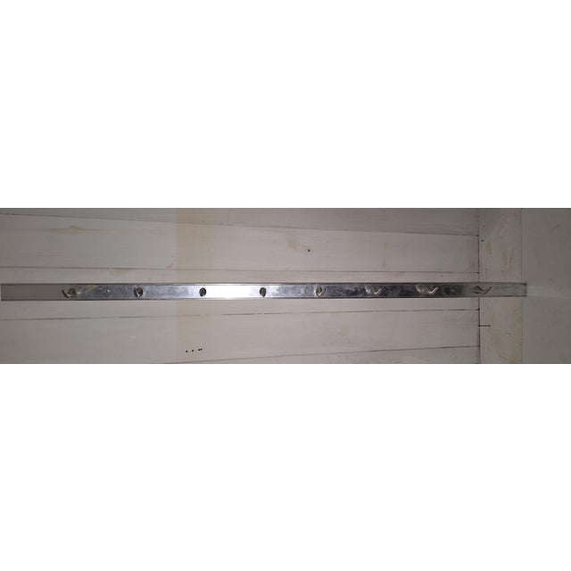 Metal Vintage Industrial Coat Rack in Aluminum, 1970s For Sale - Image 7 of 7
