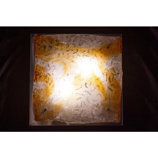 Orange Sconces by Mazzega, 1970s, Set of 2 For Sale - Image 8 of 9