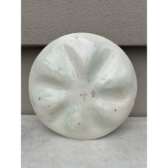19th Century Majolica Oyster Plate S. Fielding and Co For Sale In Austin - Image 6 of 6