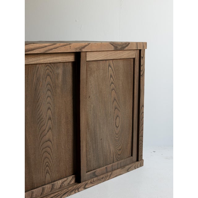 Japanese Antique Tansu 1860s-1920s / Cabinet Sideboard Wabi Sabi For Sale - Image 15 of 17